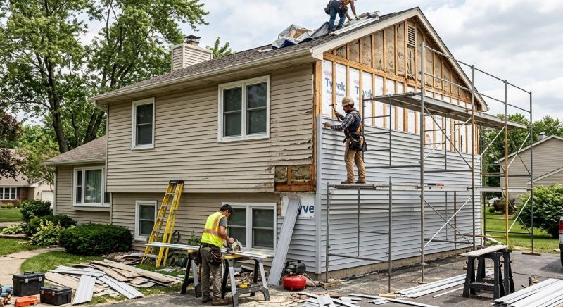 Damaged Siding Replacement in Collin County, TX