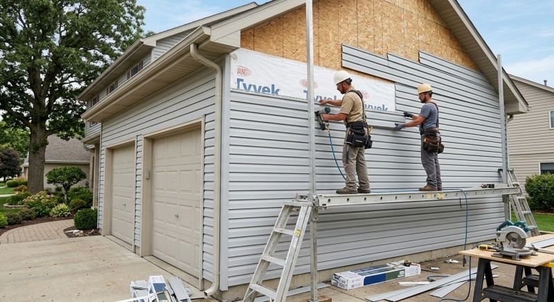 Garage Siding Installation in Collin County, TX