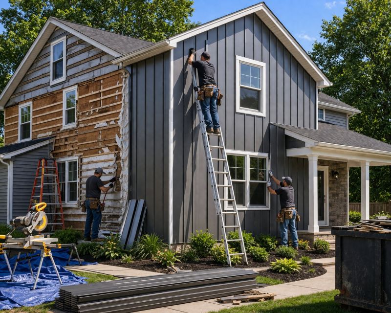 Pvc Siding Installation in Collin County, TX