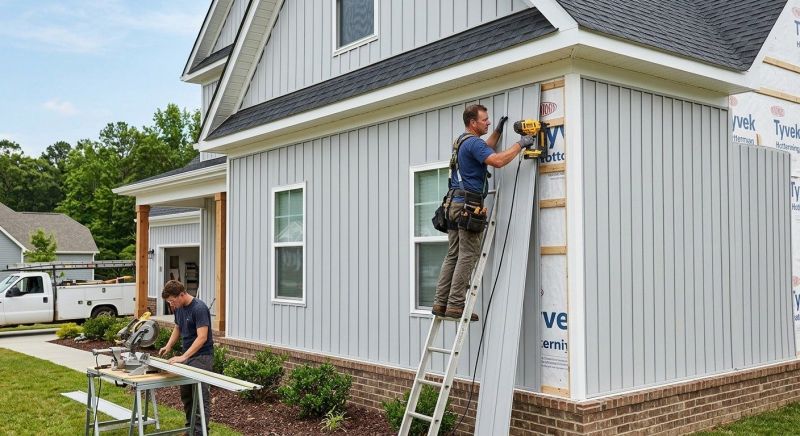 Vertical Siding Replacement in Collin County, TX