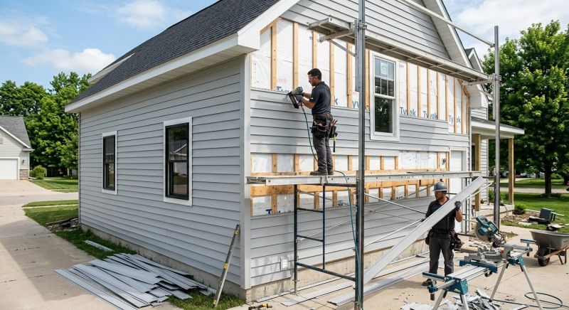 Vinyl Cladding Installation in Collin County, TX